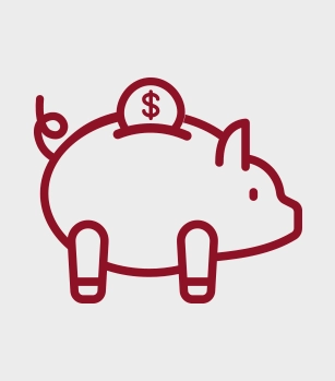 icon of piggy bank